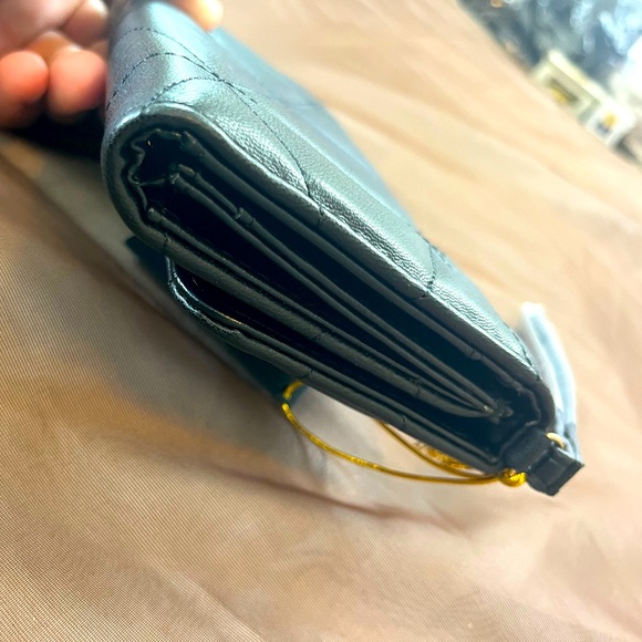 Bebe Black Quilted Wristlet - Picture 8 of 9